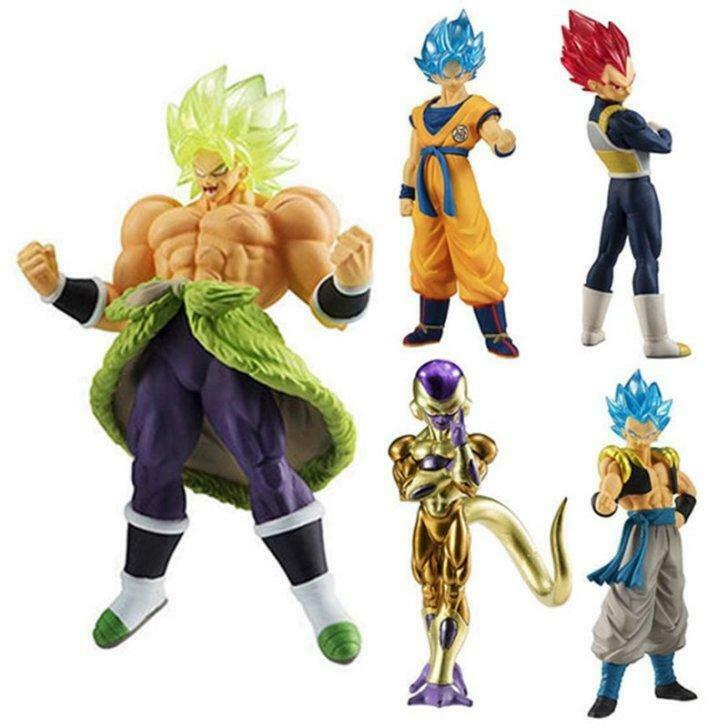 dragon ball super figurine gashapon movie broly HG 01 02, Ophalen of Verzenden, Nieuw