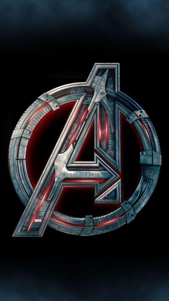Metalen reclamebord Avengers logo  - retro vintage mancave, Ophalen of Verzenden, Nieuw, Reclamebord