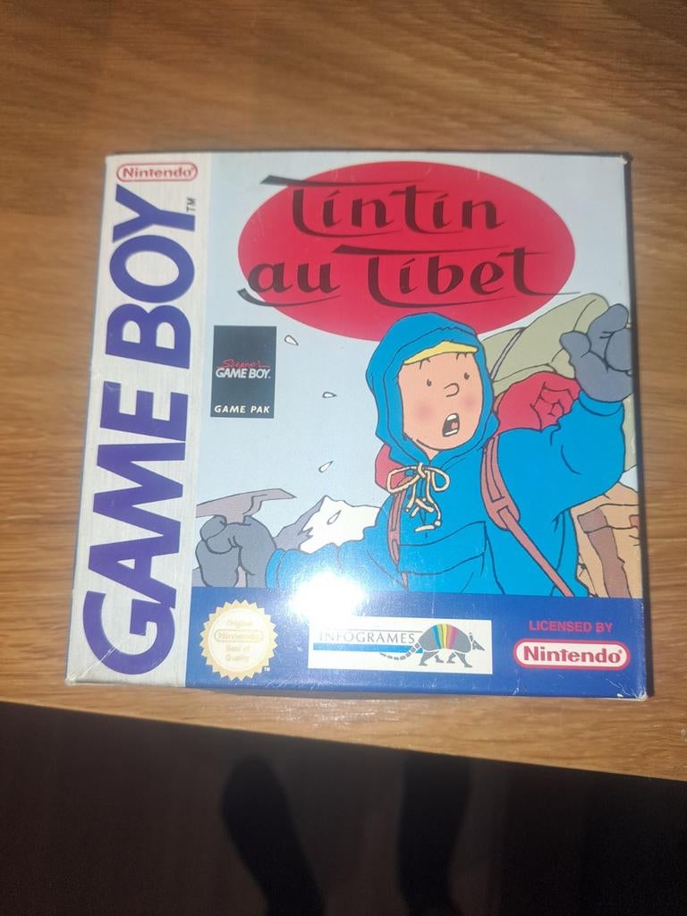 Tintin au tibet pour game boy de 1996 neuf