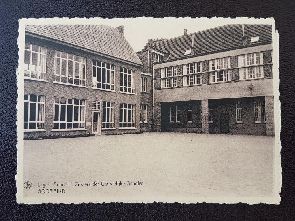 Postkaart Gooreind Zusters Christelijke Scholen Lagere Schoo, Ophalen of Verzenden, 1940 tot 1960, Ongelopen, Antwerpen
