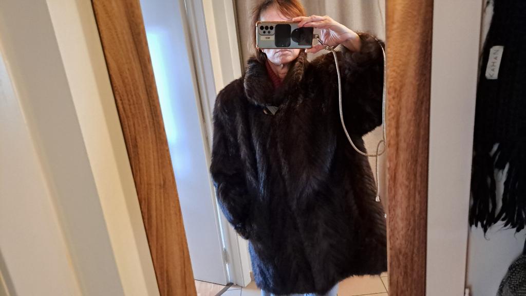veste vison vintage taille 40-42, Ophalen of Verzenden