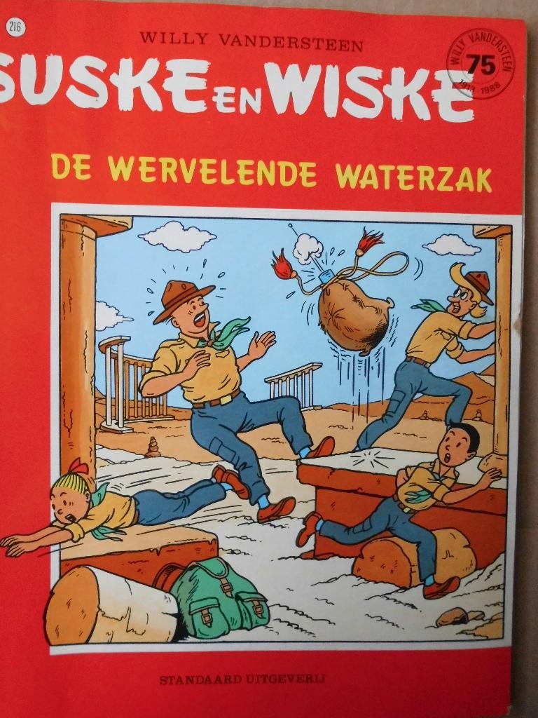 Suske en Wiske - De wervelende waterzak, Gelezen, Willy Vandersteen, Eén stripboek, Ophalen of Verzenden