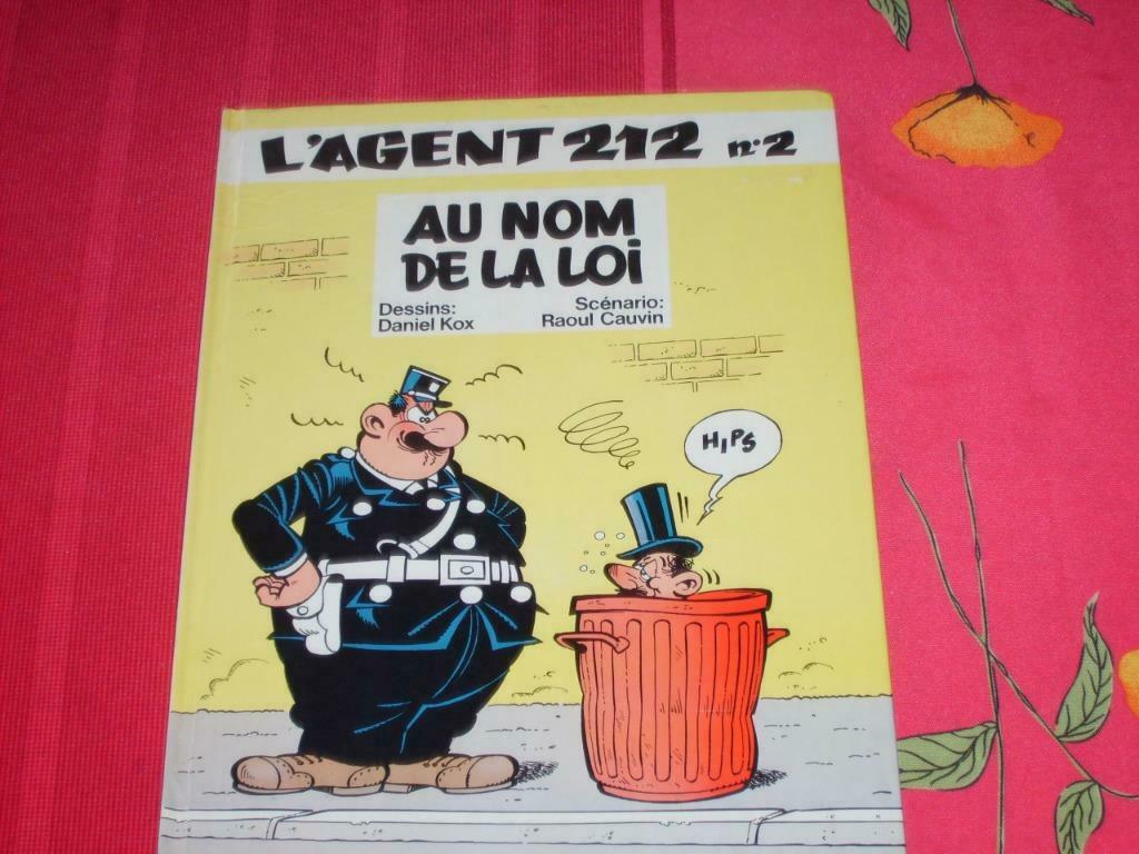 BD l'agent 212 n°2 au nom de la loi, Une BD, Enlèvement ou Envoi, Comme neuf