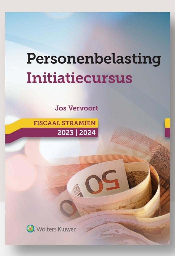 Personenbelasting basiscursus Jos Vervoort, Boeken, Ophalen of Verzenden, Zo goed als nieuw