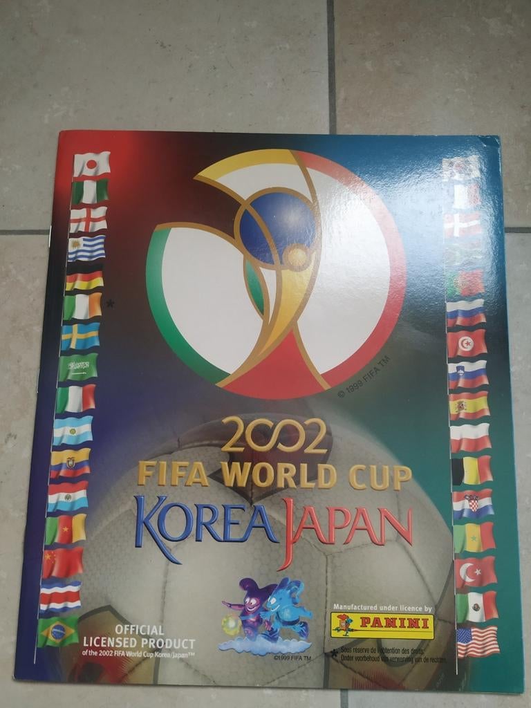 panini album world cup korea japan 2002 fifa world cup, Ophalen of Verzenden, Gebruikt