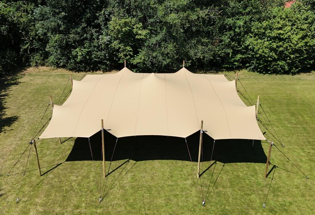 Te koop: Stretchtent 10,0 x10,0 (nieuw, 720gr/m2), Tuin en Terras, Overige typen, 6 meter of meer, Nieuw, 8 meter of meer