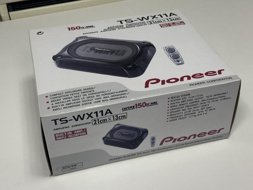 Pioneer TS-WX11A subwoofer NIEUW, Auto diversen, Autospeakers, Ophalen of Verzenden
