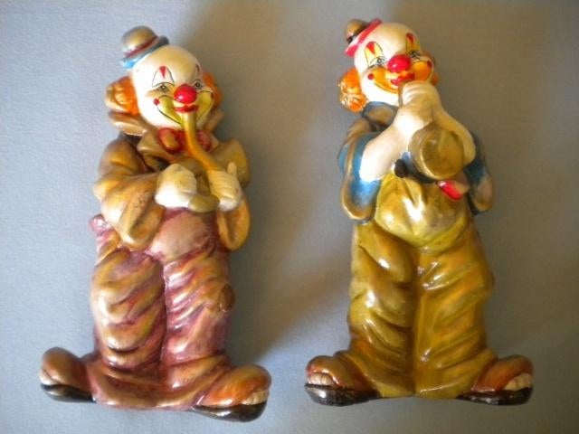 Spaarpotten : clowns 2x, Verzamelen, Spaarpotten, Ophalen