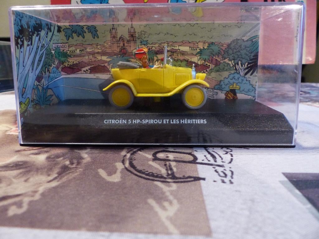 Miniature Citroën 5HP Spirou et les héritiers au 1/43ème, Enlèvement ou Envoi, Utilisé, Voiture