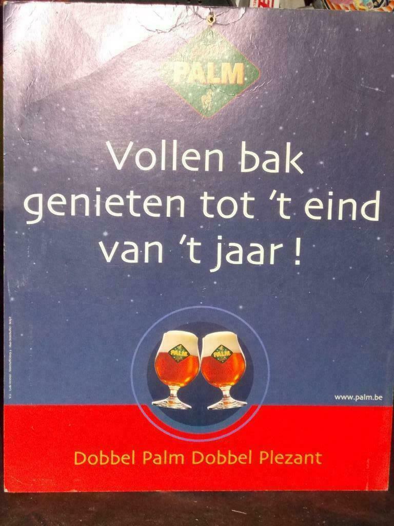 Beersign.Reclame in Karton.Dubbel Palm.Duvel, Verzamelen, Merken en Reclamevoorwerpen, Ophalen of Verzenden, Gebruikt, Reclamebord