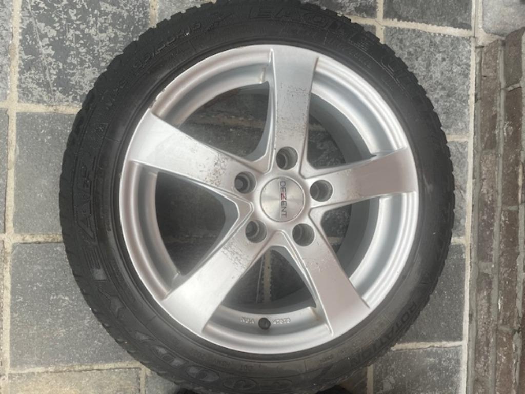 Winterbanden - Dezent Goodyear, Ophalen, Gebruikt, 15 inch, Banden en Velgen