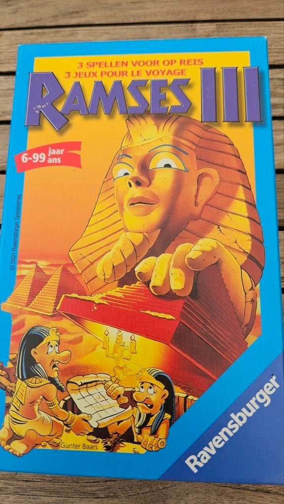 3 reisspelletjes Ramses 3, Hobby en Vrije tijd, Een of twee spelers, Nieuw, Ophalen of Verzenden, Ravensburger