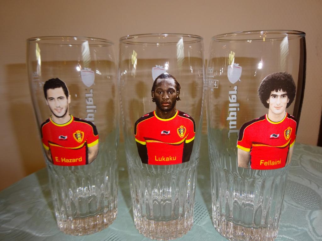 VERRES, Enlèvement ou Envoi, Comme neuf, Verre ou Verres, Jupiler