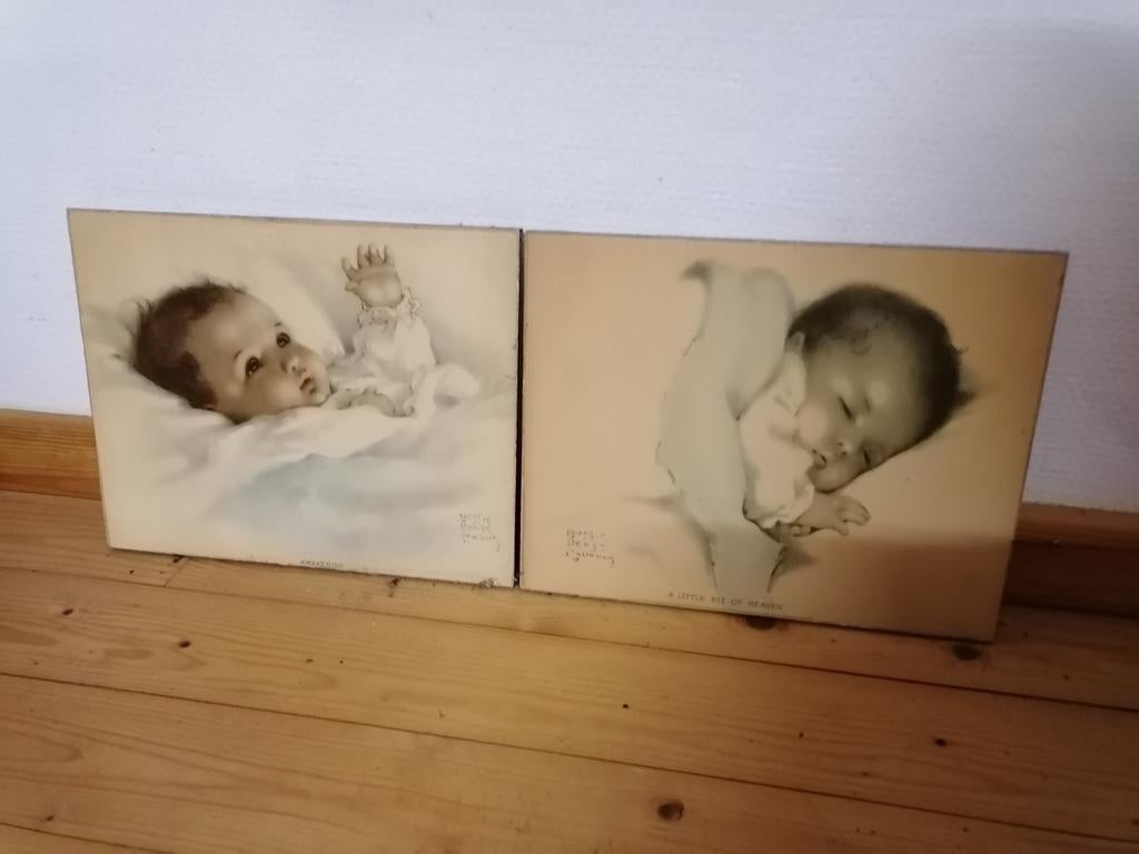 oude kunstdrukken/illustraties v baby’s, Bess Pease Gutmann, Verzamelen, Ophalen
