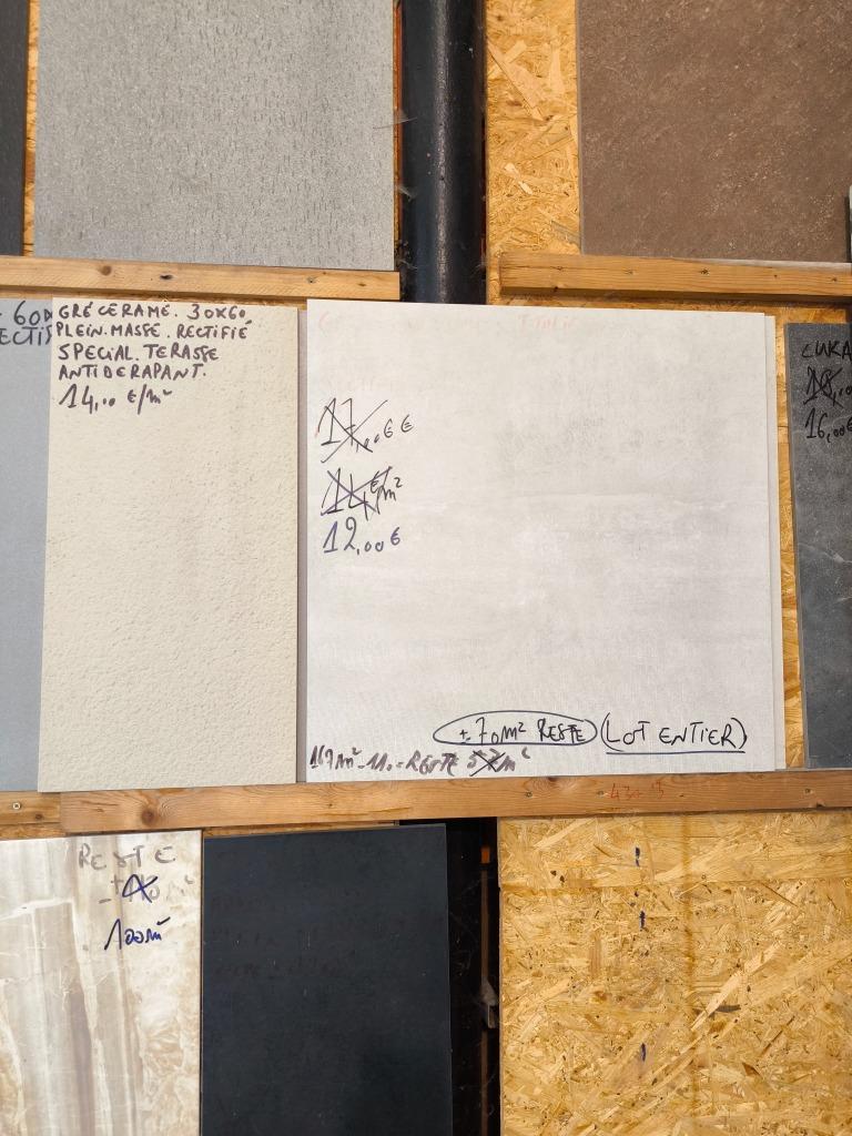 Destockage différents lots de carrelages, Neuf, 60 cm ou plus, Carrelage de sol, Céramique