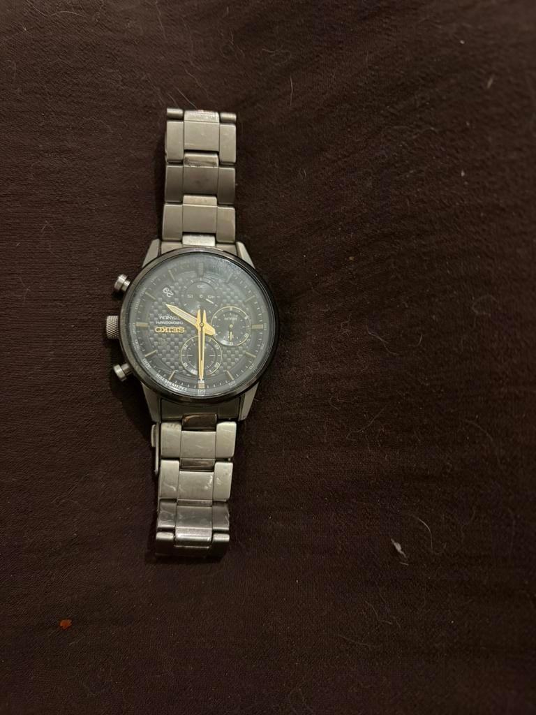 Seiko horloge mannen, Handtassen en Accessoires, Horloges | Dames, Ophalen, Zo goed als nieuw, Seiko