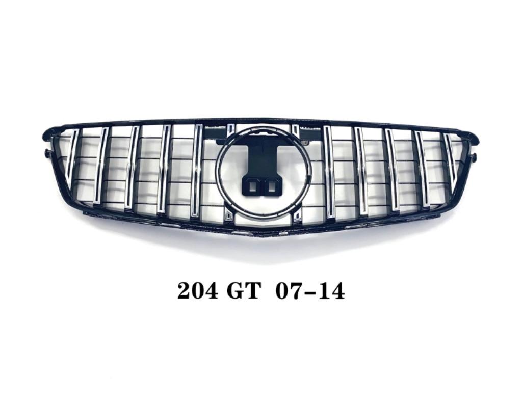 W204 GT R GRILLE | Mercedes-Benz C-Class | 2007-2014 |chrome, Voor, Mercedes-Benz, Nieuw, Ophalen of Verzenden