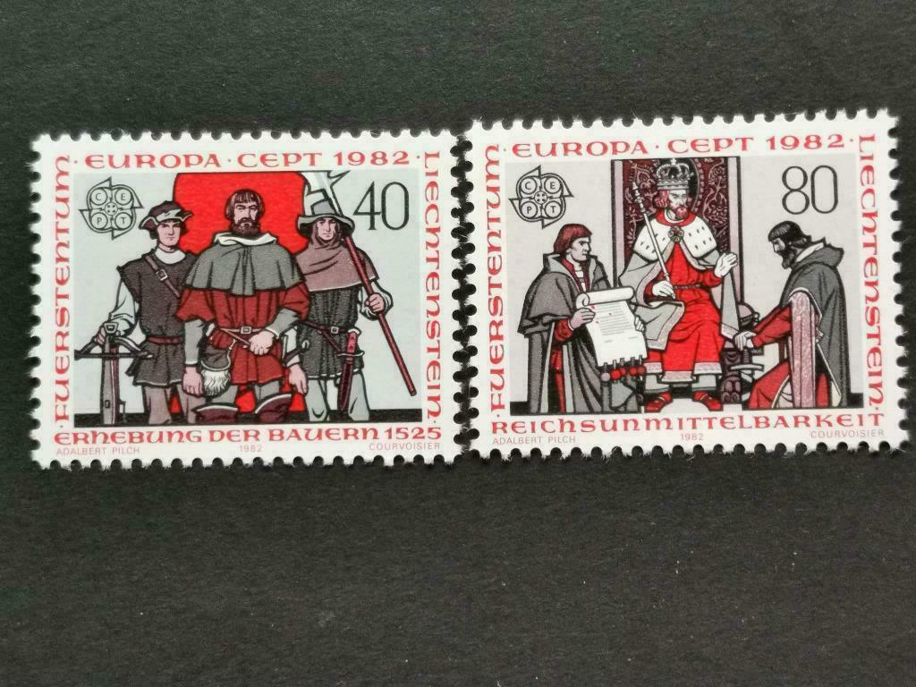 Liechtenstein 1982 - Europe - MNH, Envoi, Non oblitéré