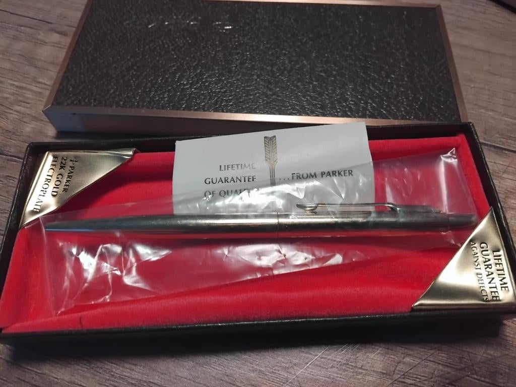 Parker pen 22k gold nieuw, Ophalen of Verzenden