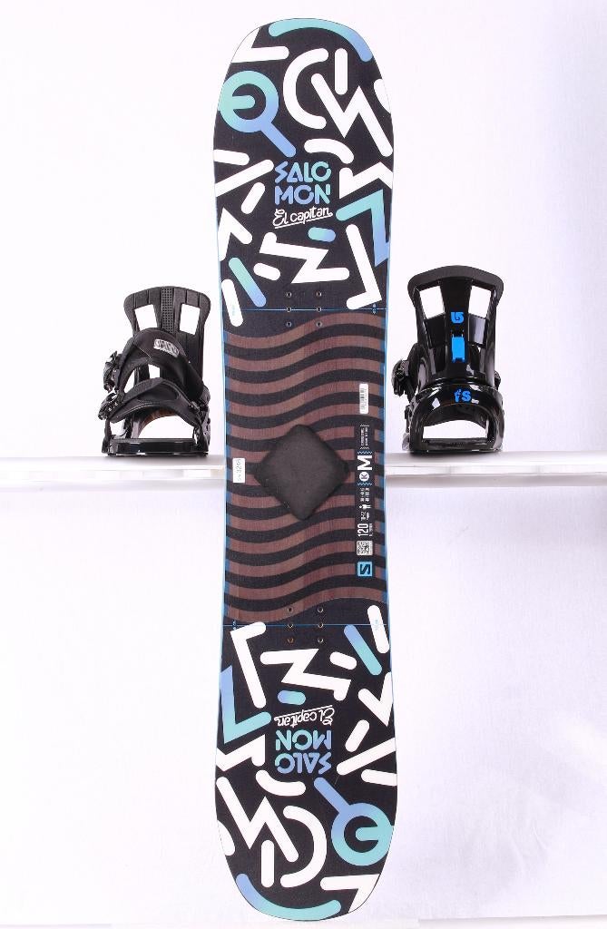 Snowboard 120 pour enfants SALOMON EL CAPITAN, noir/bleu, Enlèvement ou Envoi, Utilisé, Planche