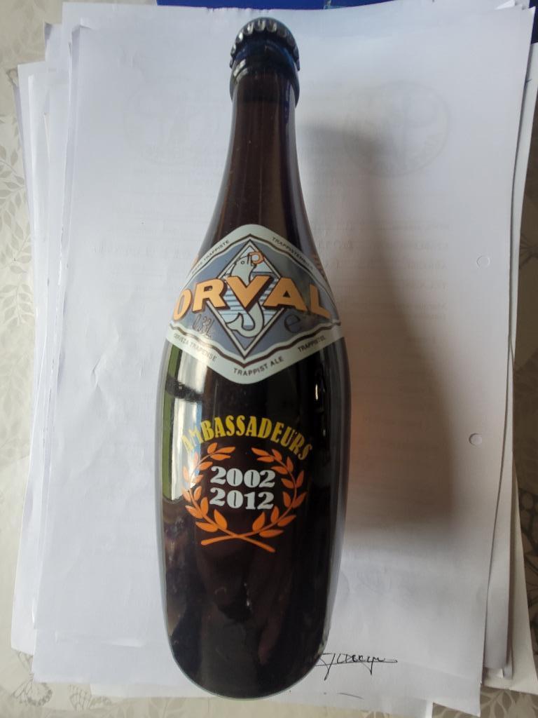 Bouteille ORVAL sérigraphiée 2002-2012, Enlèvement ou Envoi