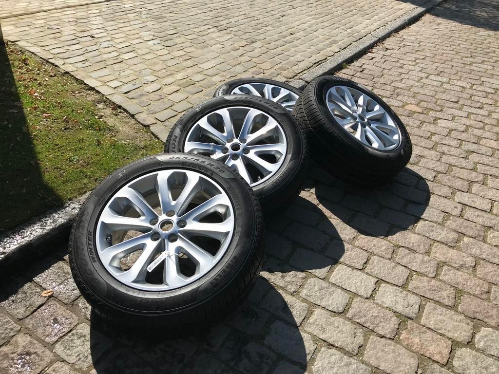 Velgen set 20” winterbanden Land Rover Range Rover Jaguar, Ophalen, Winterbanden, Band(en)