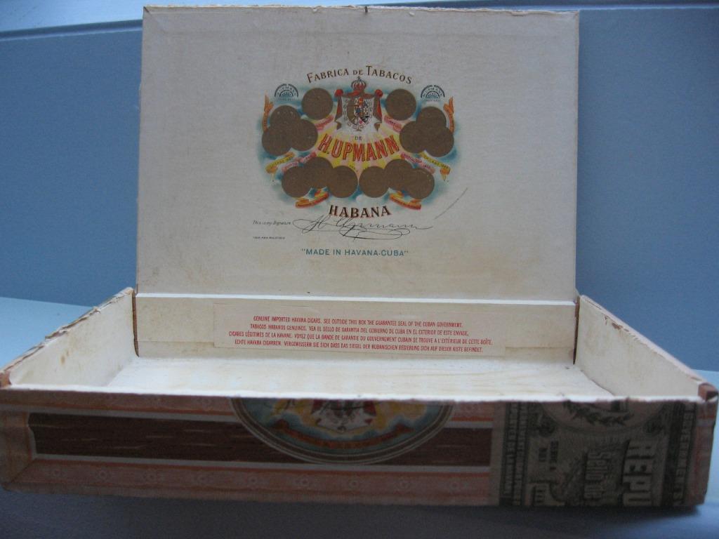 Fabrica de Tabacos De HUPMANN HABANA gemaakt in Havana-Cuba., Verzamelen, Ophalen of Verzenden, Zo goed als nieuw, Overige typen