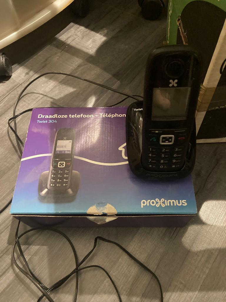 Draadloze telefoon proximus twist 304, Telecommunicatie, Ophalen, Gebruikt, 1 handset