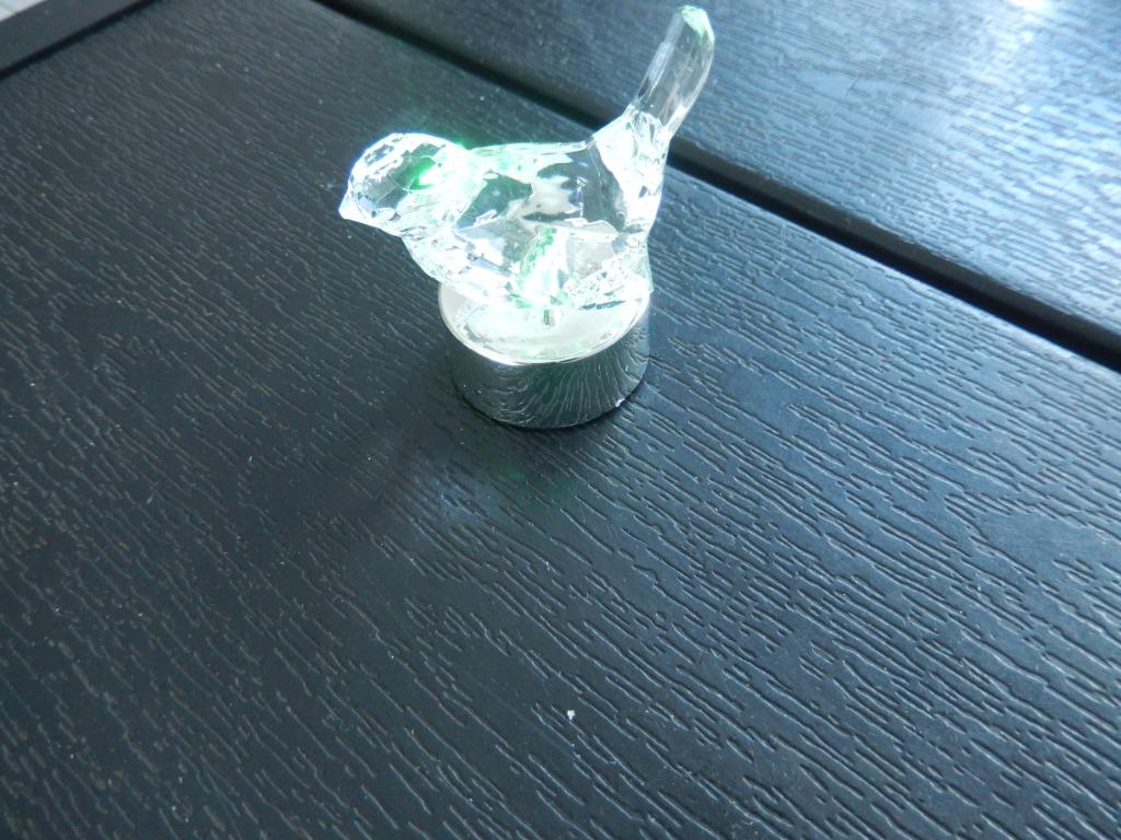 Bling bling vogel met licht (zgan), Ophalen, Zo goed als nieuw