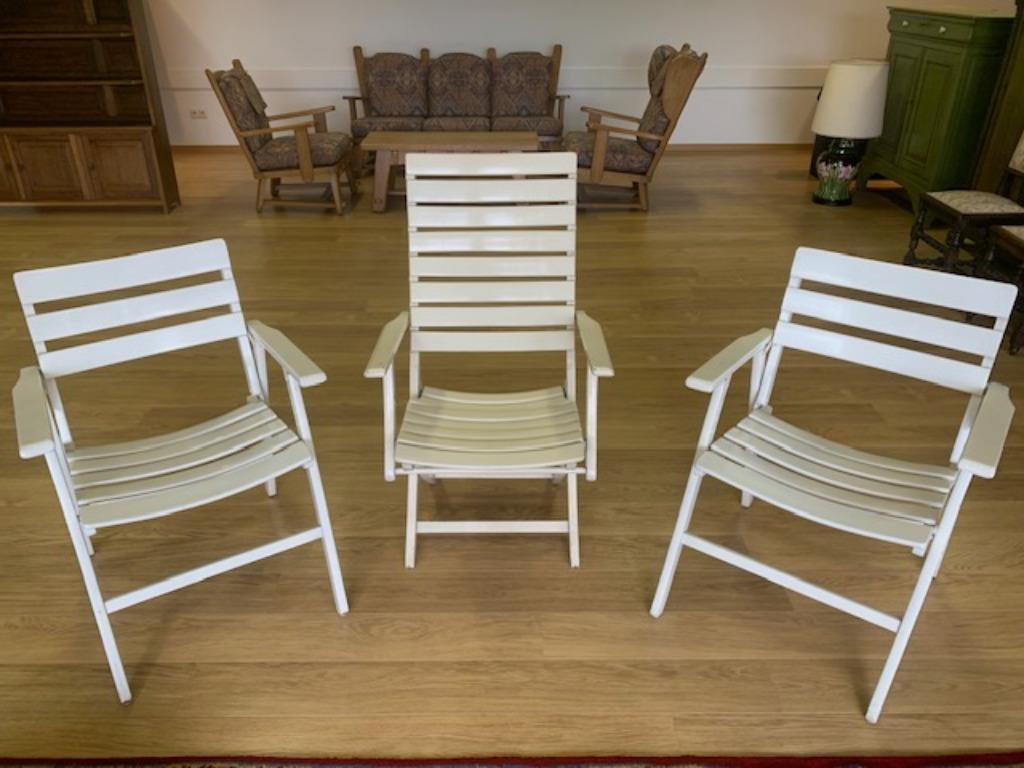 Houten tuinstoelen, Ophalen, Gebruikt, Hout, Inklapbaar
