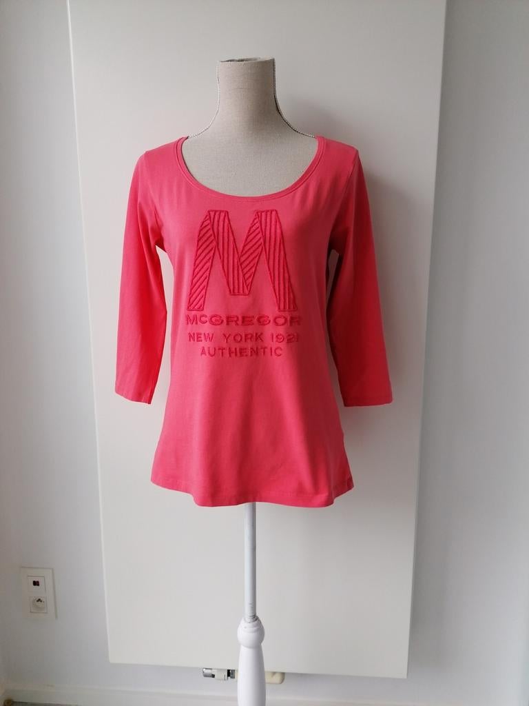 Koraalkleur shirt van McGregor , Medium, Mc Gregor, Ophalen of Verzenden, Zo goed als nieuw, Maat 38/40 (M)