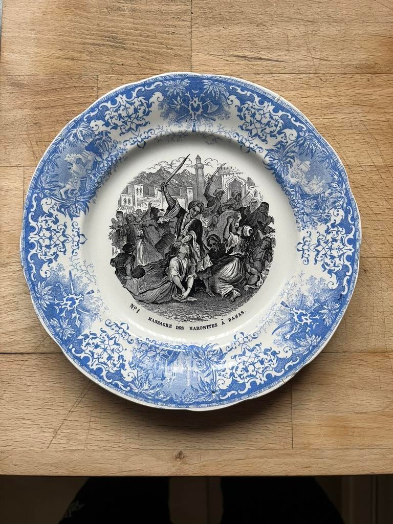Assiettes Creil et Montereau, Enlèvement