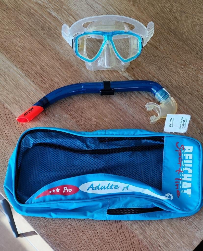 Kit Beuchat ligne sport Pro Adulte, Enlèvement ou Envoi, Utilisé, Lunettes de plongée ou Tuba