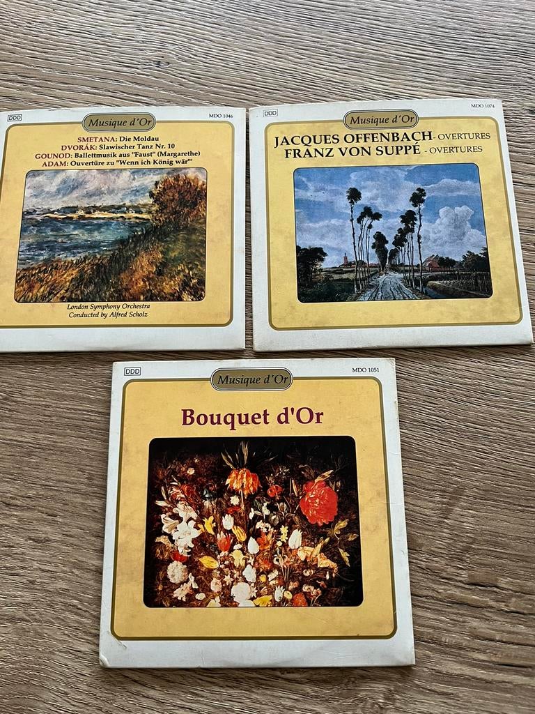 3 CD’s klassieke muziek, Enlèvement ou Envoi, Utilisé, Orchestre ou Ballet