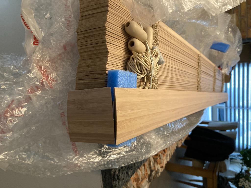 horizontale jaloezie met kunststof lamellen, Huis en Inrichting, Ophalen, Nieuw, Bruin