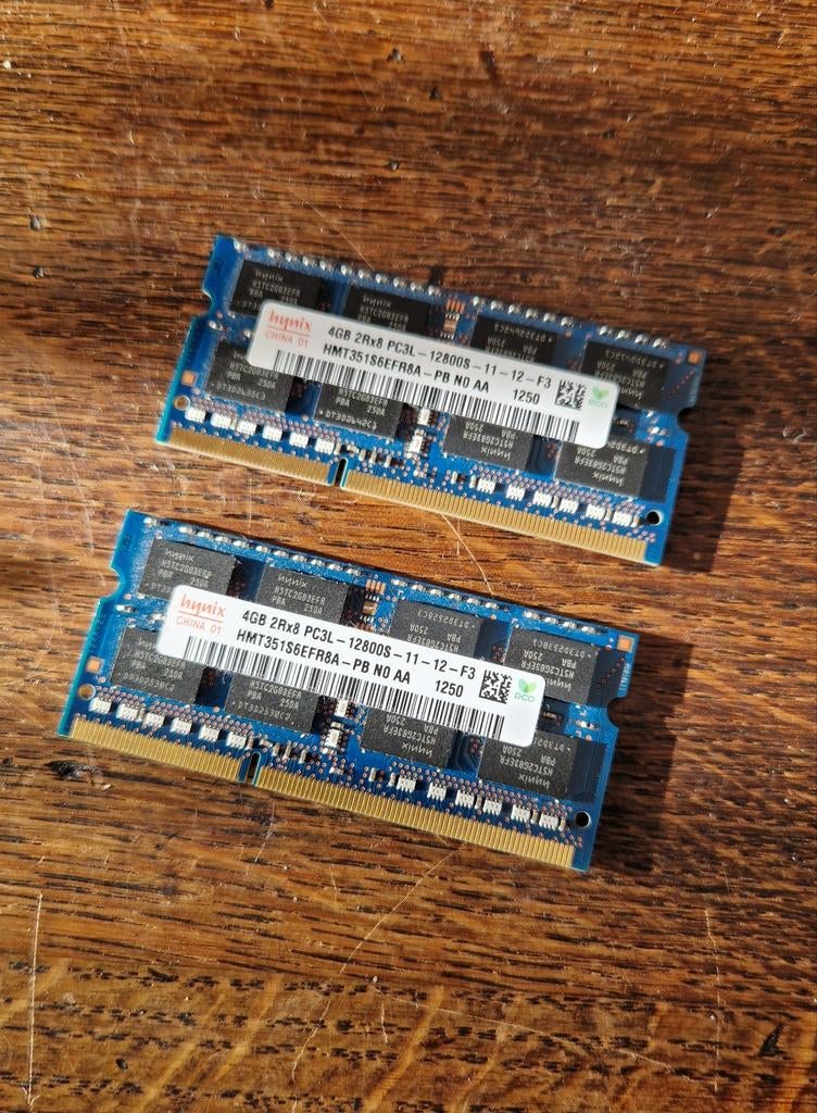 8gb DDR3L ram 1600mhz, Computers en Software, RAM geheugen, Ophalen of Verzenden