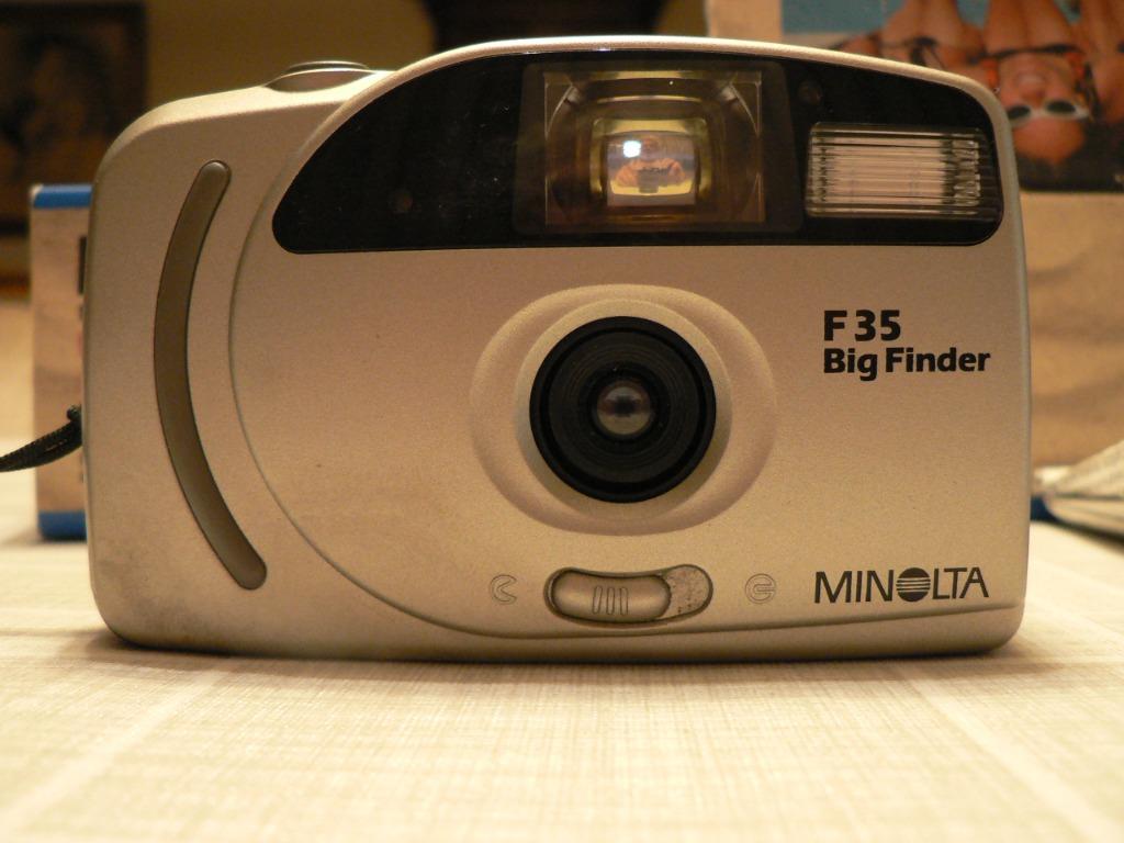 MINOLTA F35 BIG FINDER, Audio, Tv en Foto, Fotocamera's Analoog, Ophalen of Verzenden, Gebruikt, Compact, Minolta