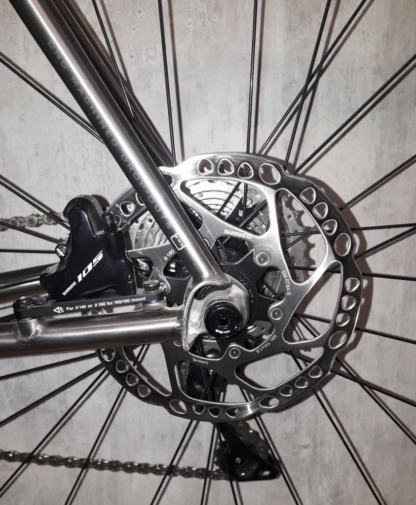 VanNicholas Ventus Shimano 105, 2021, M, zo goed als nieuw., Ophalen, Zo goed als nieuw, Titanium