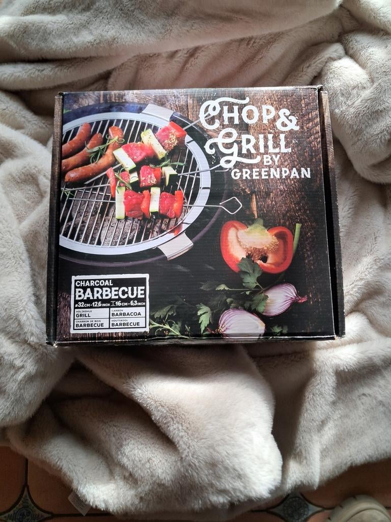 Nieuwe GreenPan Chop & Grill - Draagbare Houtskool BBQ, Ophalen of Verzenden