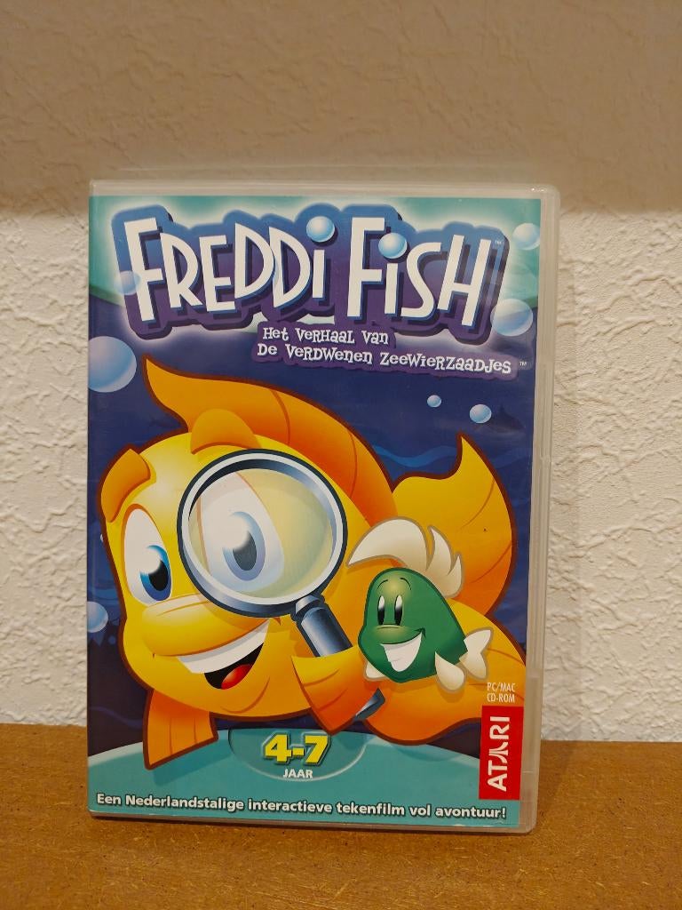 Freddi Fish Het verhaal van de verdwenen zeewierzaadjes PC, Puzzel en Educatief, Gebruikt, 1 speler, Ophalen of Verzenden