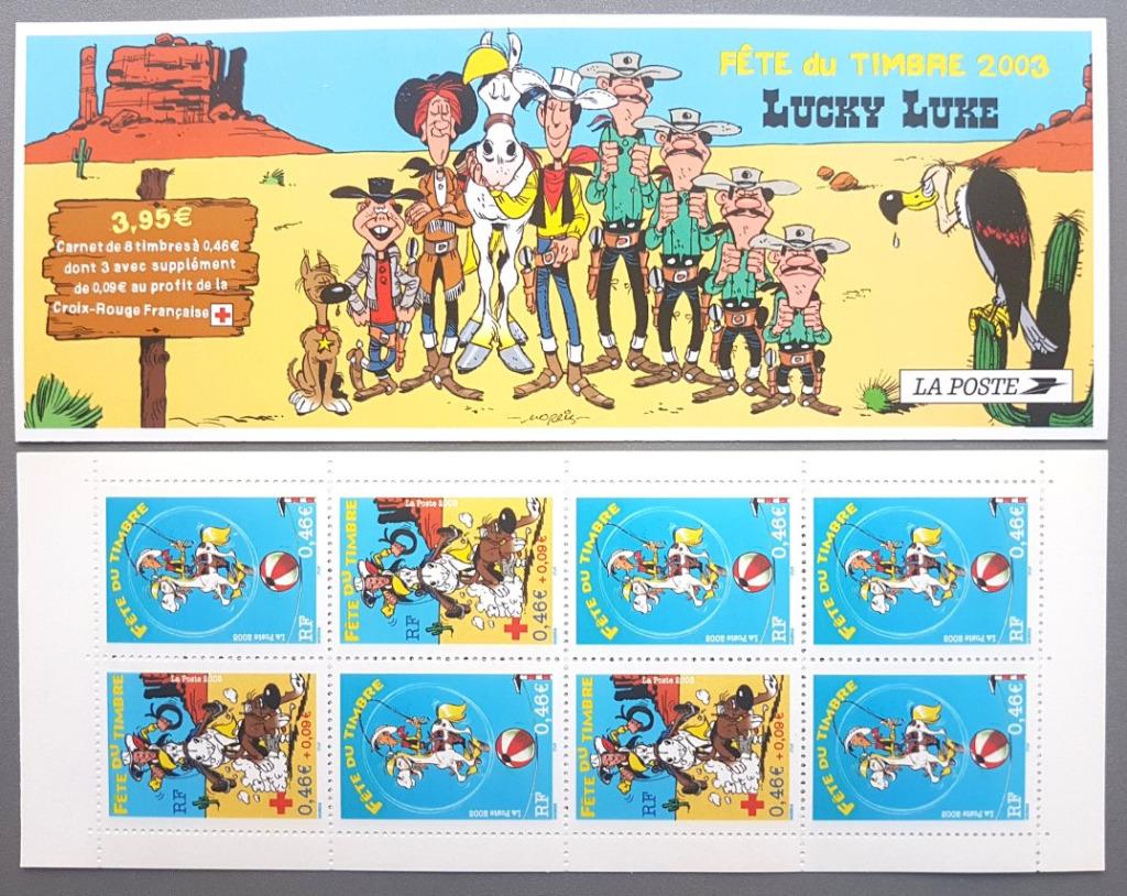 Boekje Stamps France 2003 Lucky Luke NIEUW **, Postzegels en Munten, Ophalen of Verzenden, Postfris