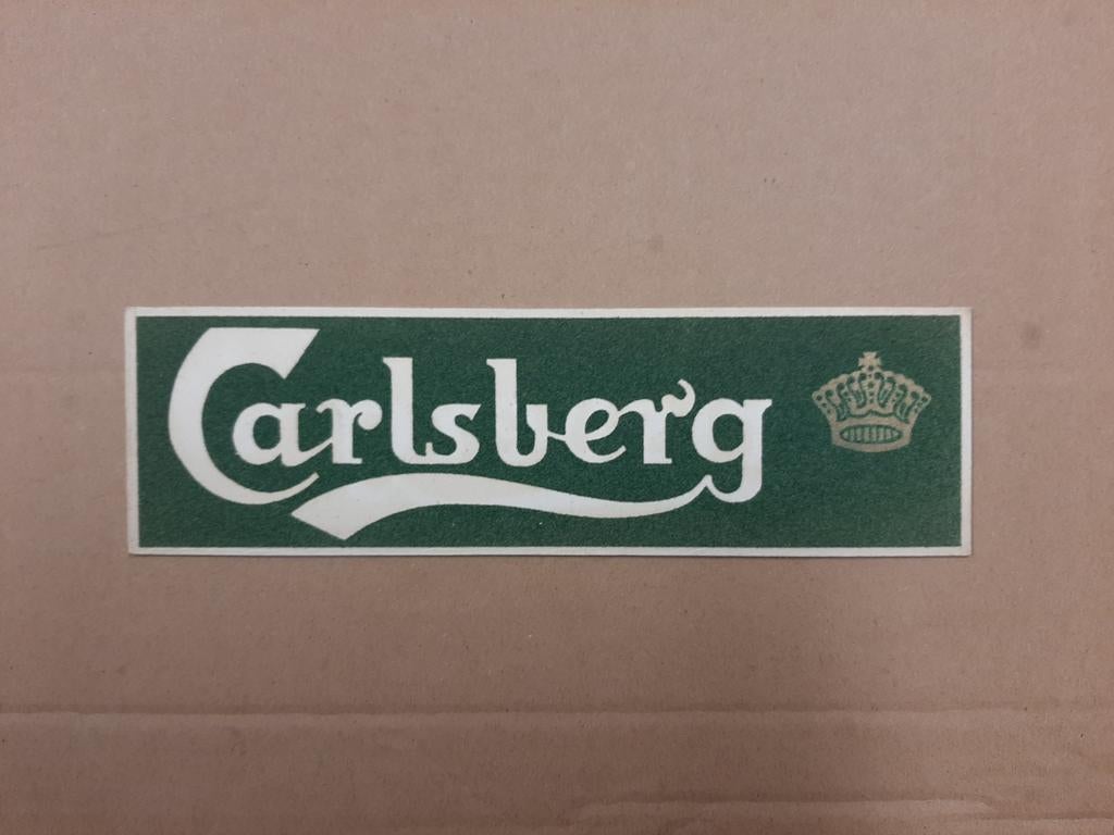 Floeren reclame Carlsberg, Enlèvement ou Envoi, Comme neuf, Panneau, Plaque ou Plaquette publicitaire