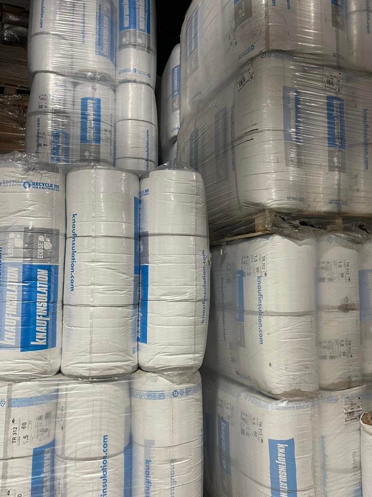 ‼️️Isolation KNAUF à prix UNIQUE ✅ Laine de verre, roche..📣, Ophalen, Nieuw, Glaswol