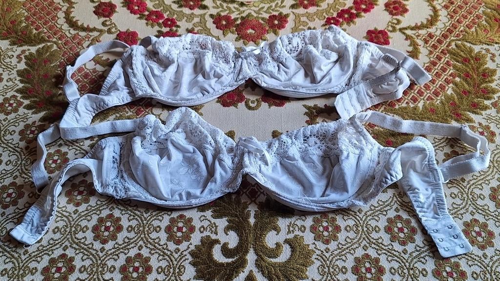 Soutien-gorge blanc à armatures taille 80C, Enlèvement ou Envoi, Blanc, Soutien-gorge