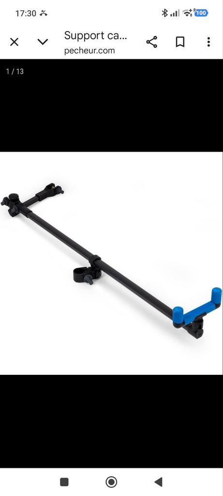 Cherche support canne Preston comme sur la photo, Watersport en Boten, Hengelsport | Karpervissen, Ophalen