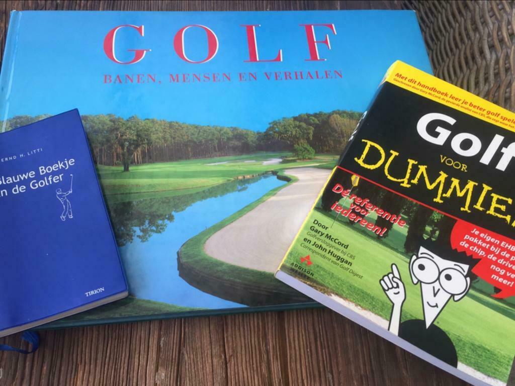 3 golfboeken, Enlèvement, Comme neuf