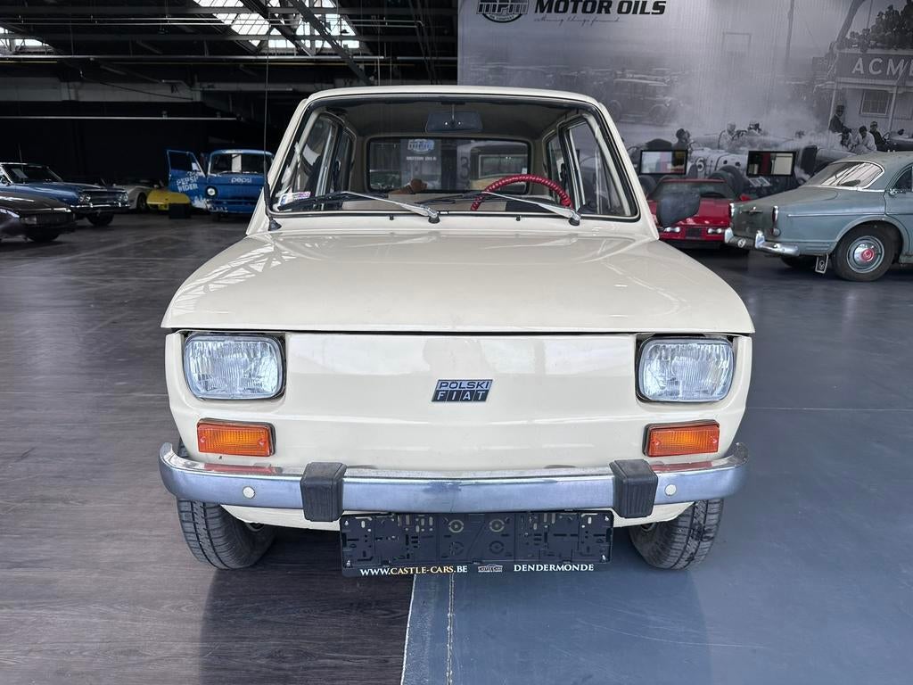 Fiat 126 Polski - 1978 - 650cc - startklaar ! Met remork !, Autos, Oldtimers & Ancêtres, Achat, Beige, Entreprise, Boîte manuelle
