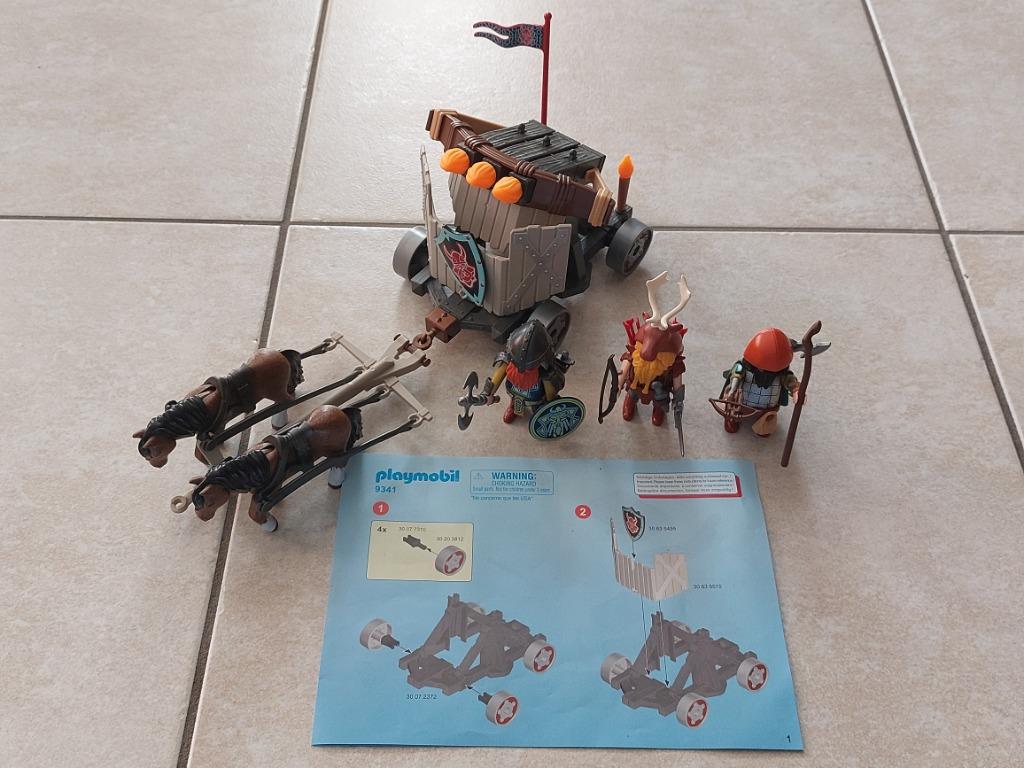 Playmobil 9341 - Gevechtstank met ballista en dwergen, Kinderen en Baby's, Ophalen, Zo goed als nieuw