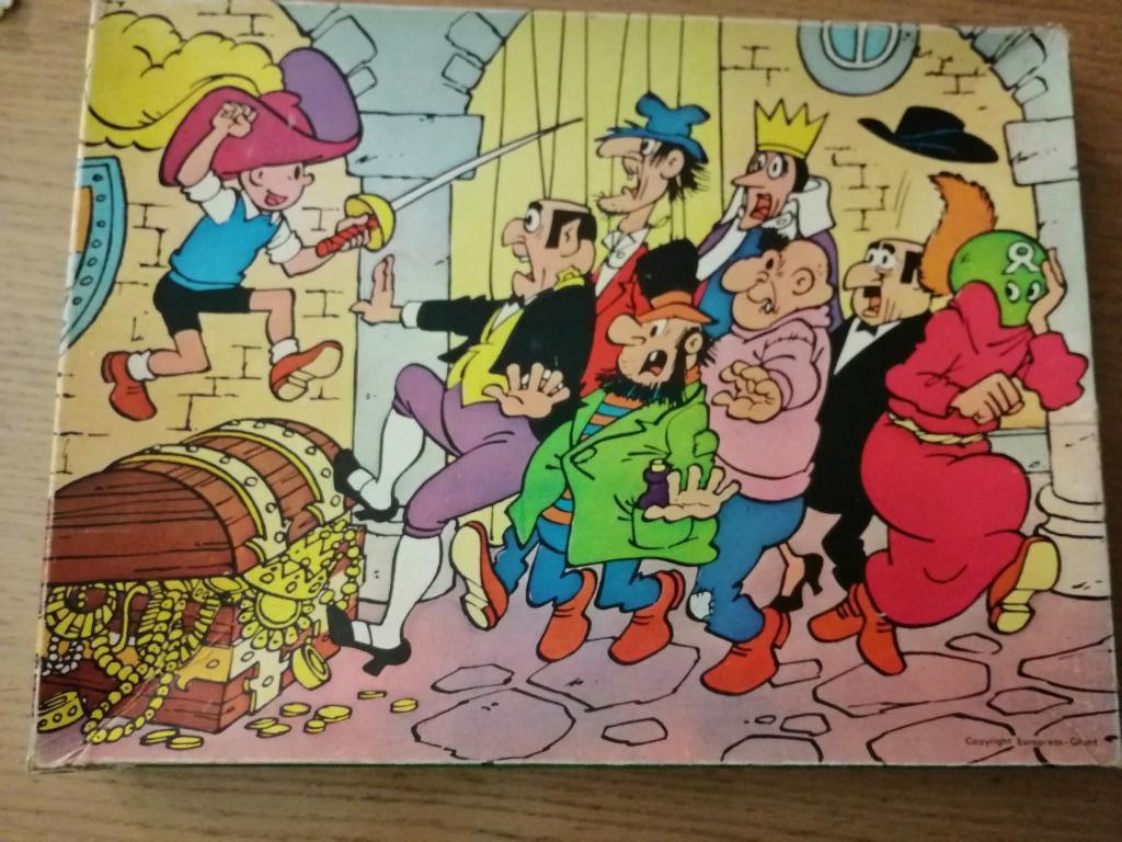 Ancien PUZZLE JOMMEKE 65 pcs/st 30 x 22 cm complet, Enlèvement ou Envoi, Utilisé