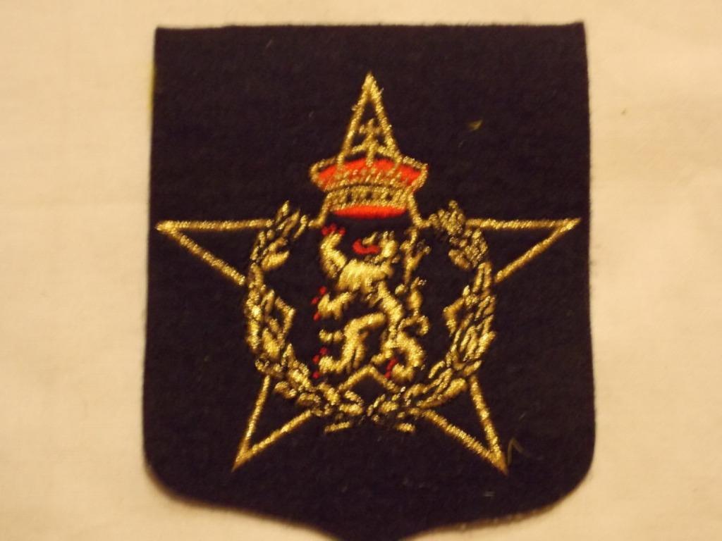 Patch de vétéran du Congo belge, Enlèvement ou Envoi, Armée de terre, Emblème ou Badge